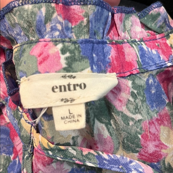 Entro Floral Ruffle Dress - Picture 5 of 5